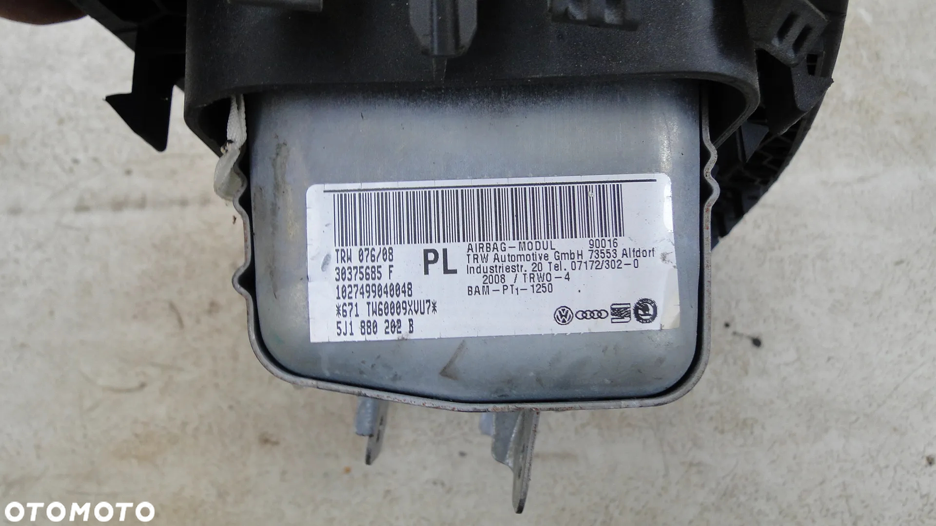 SKODA ROOMSTER FABIA II 2 PODUSZKA PODUSZKI POWIETRZNE AIRBAG PASY SENSOR ORYGINAŁ EUROPA - 11