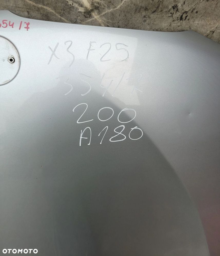 MASKA POKRYWA SILNIKA BMW X3 F25 354 TITANSILBER A180 - 6