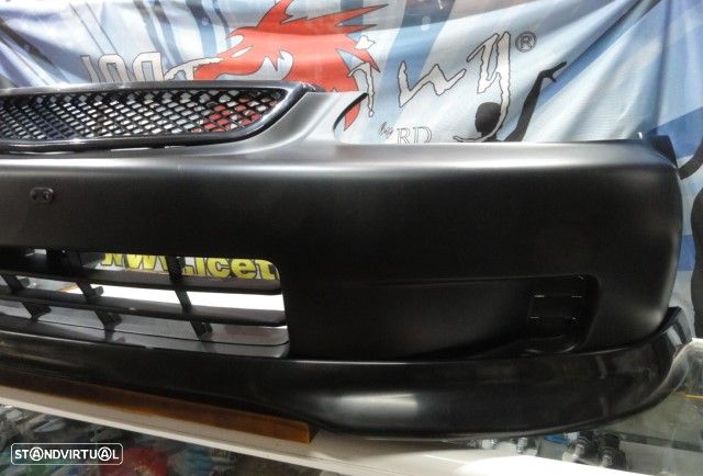 Para-choques frontal honda civic 1999-2001 2 / 3 / 4 portas em plástico ABS - 23