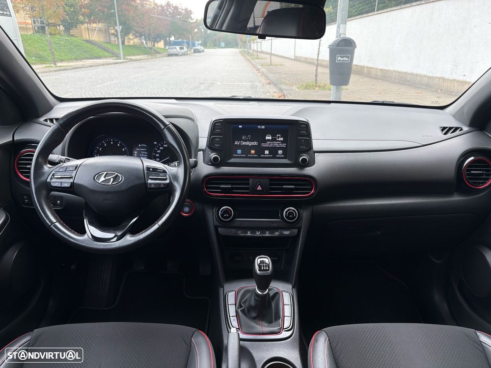 Hyundai Kauai 1.0 T-GDi Premium Pele/Tec.Vermelho - 3