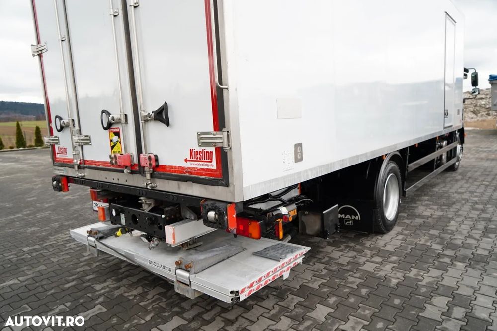 MAN TGM 12.290 / 4x2 / CAROSERIE REFRIGERATĂ 7.8 M / UNITATE THERMO KING T-1200 R / platformă ridicătoare spate / MULTIMEMBRU / DHOLLANDIA - 12