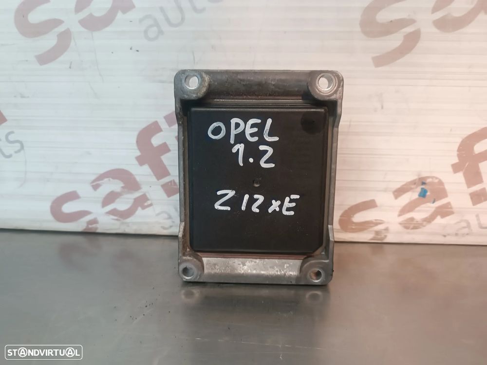 UNIDADE / CENTRALINA DO MOTOR OPEL CORSA C / AGILA 1.2 16V 0261206075 09185450 - 3