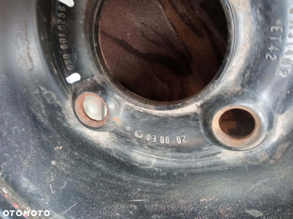 Koło Zapasowe Volkswagen Polo Lupo 105/70 R14 3 1/2 ET:42 4X100 6N0601025G 60443 - Gwarancja Wysyłka - 5