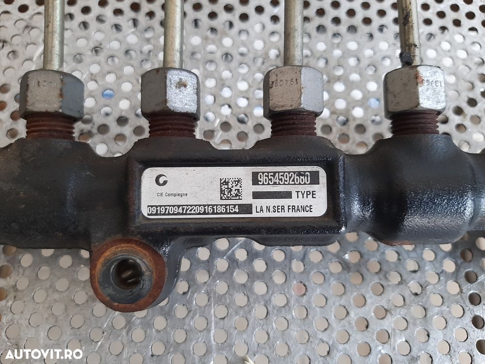 Rampa Injectoare Injectie Cu Senzor Ford Focus 2 Facelift C Max 2 Mazda 3 1.6 Tdci 90 Cai Euro 5 Mo - 5