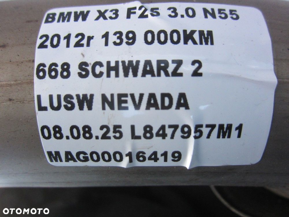 BMW X3 F25 N55 3.0 3.5i WYDECH TŁUMIK KOŃCOWY KOMPLETNY 7606412 7646096 - 10