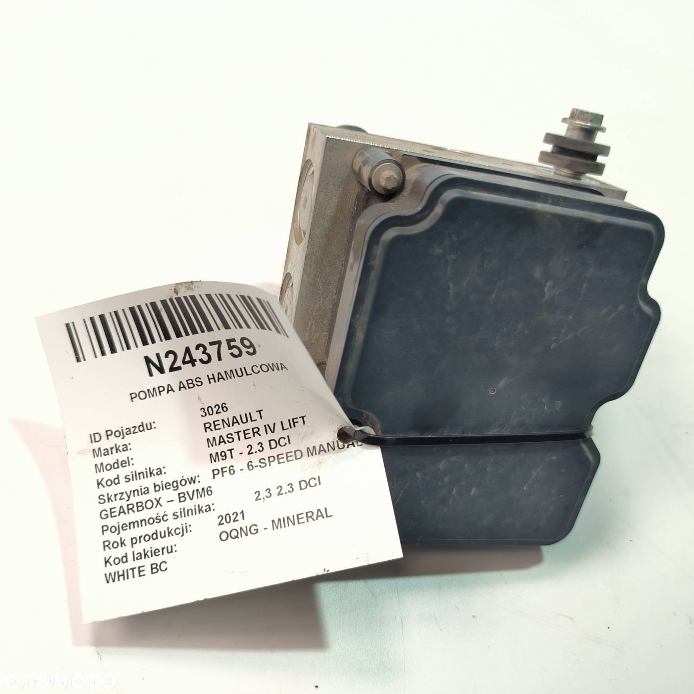 POMPA ABS HAMULCOWA RENAULT MASTER IV LIFT 476607708R - 1