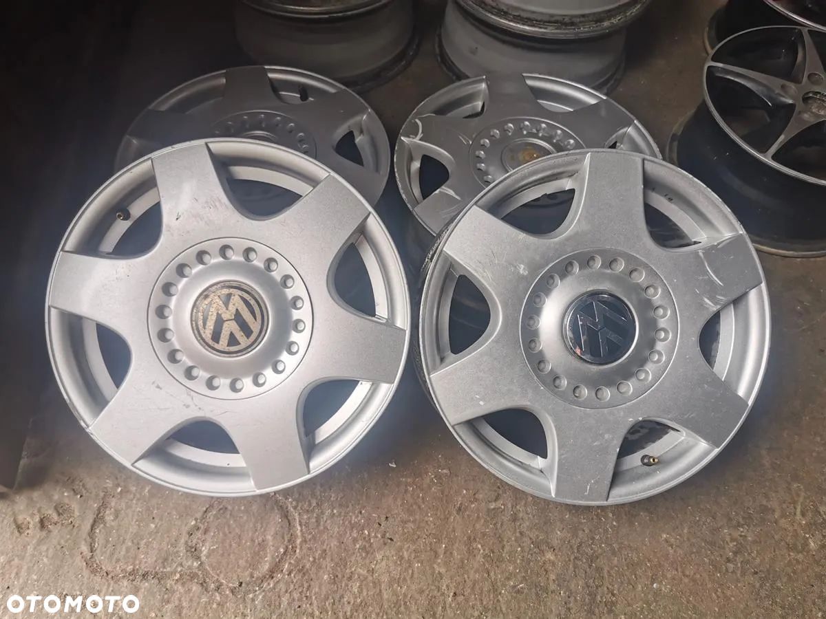 ALU FELGI 5X100 R16 ET42 6.5J 1C0601025A ORG! VW SEAT SKODA AUDI - 1