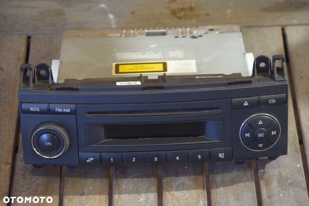 Mercedes A-Klasa W169 B-Klasa W245 Radio oryginalne 1DIN sprawne Harman Becker - 1