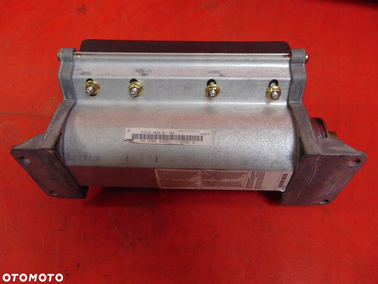 MERCEDES ML W163 LIFT 02- PODUSZKA AIRBAG PASAŻERA A1638600705 - 5