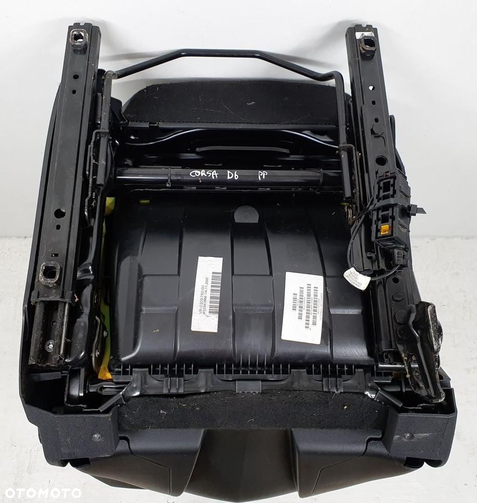 FOTEL PASAŻERA PRAWY PRZÓD SKÓRA RECARO OPC KUBEŁKOWY OPEL CORSA D 3D EURO - 9