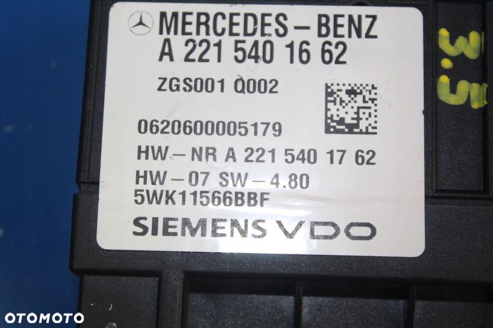 MERCEDES CLS W219 W211 W221 MODUŁ POMPY STEROWNIK - 2