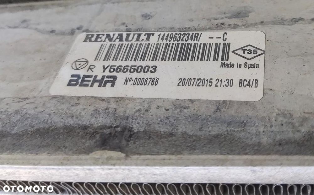 KOMPLET CHŁODNIC CHŁODNICE WENTYLATOR RENAULT KANGOO III 1.5 BLUE DCI 15-19 - 12
