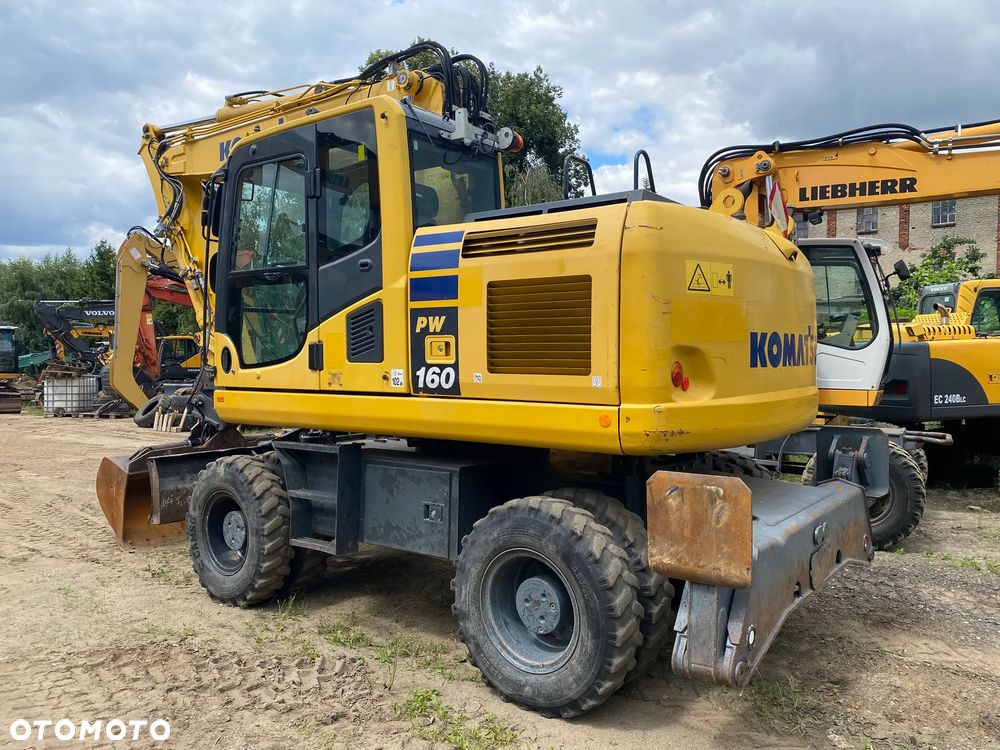 Komatsu PW160-10, 2017 ROK, PODPORY + PŁUG, DŁUŻSZY ZASIĘG, - 4