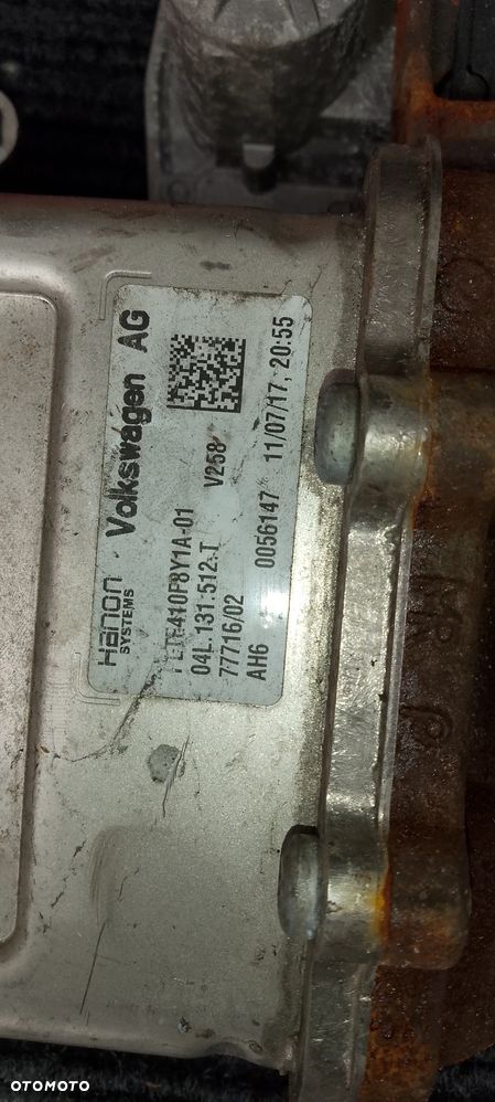 VW TRANSPORTER T6 2.0TDI 16- CHŁODNICA SPALIN Zawór EGR DEMONTAŻ 04L131512T - 3