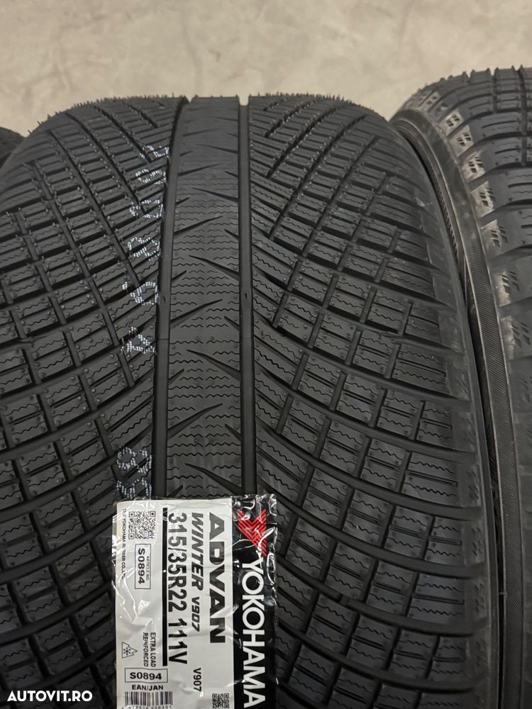 Vând set anvelope 275/40/22-315/35/22 Yokohama de iarnă noi - 3