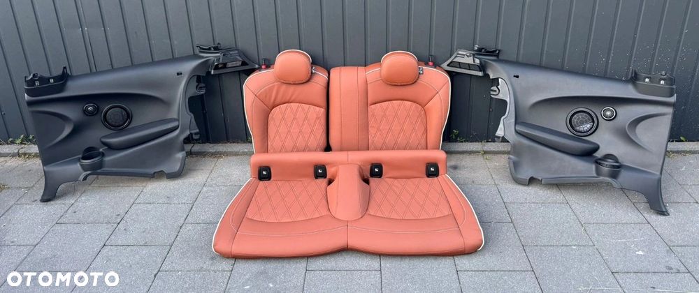 FOTELE TAPICERKA MINI COOPER ONE F56 BEV SPORT GRZANE HARMAN CHESTER BROWN - 8