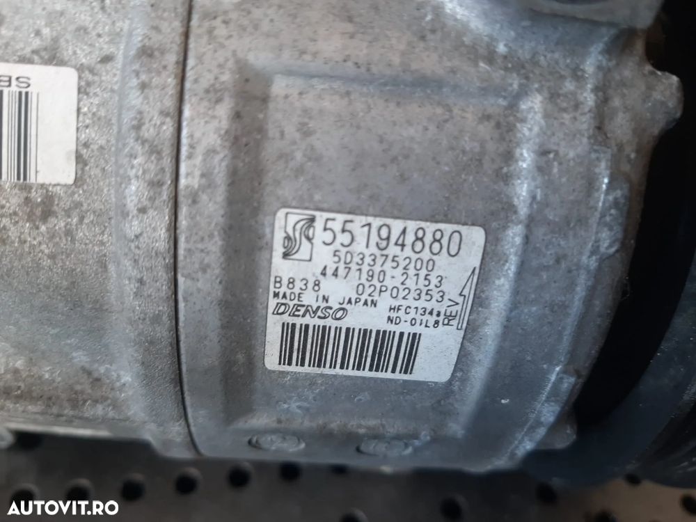 compresor clima ac 1.2 b 1.4 b  fiat punto evo grande punto 199 55194880 5d3375200 447190-2153 - 2