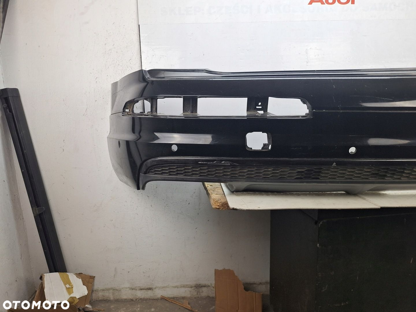 ZDERZAK SPOJLER DYFUZOR AUDI Q7 4M 4M0 PO LIFCIE LIFT S-LINE BLACK 2020-24 - 3
