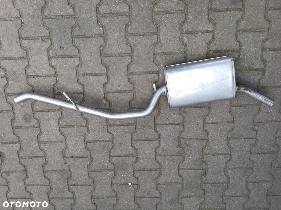 TŁUMIK KOŃCOWY TYLNY TYŁ  FORD FIESTA 1.1 53-55 KM 76-83 ROK