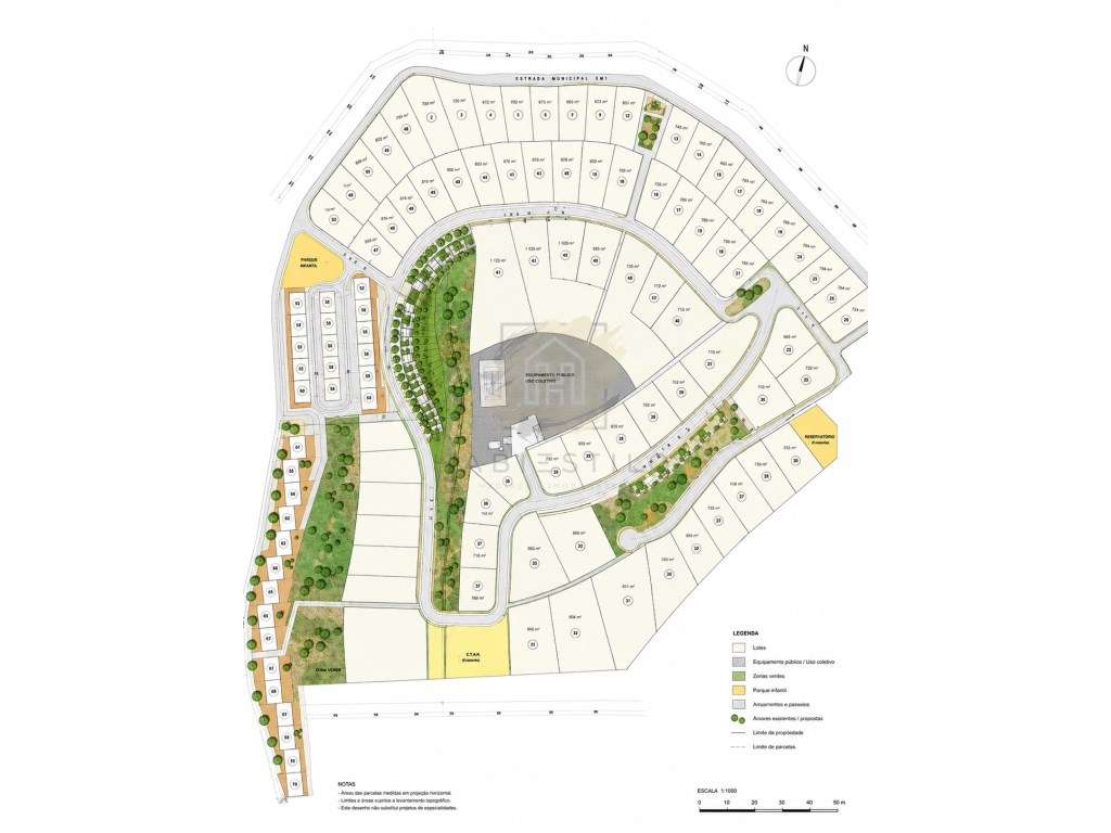 Terreno urbano novo para construção em Azambuja, Lisboa, com 880 m². - Grande imagem: 2/5