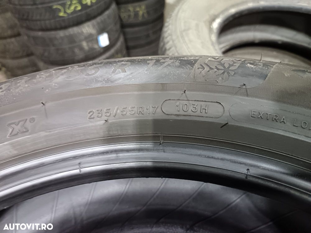 Anvelope MS iarna 235 55 17 Michelin 2022 și 2023 5.5mm - 6