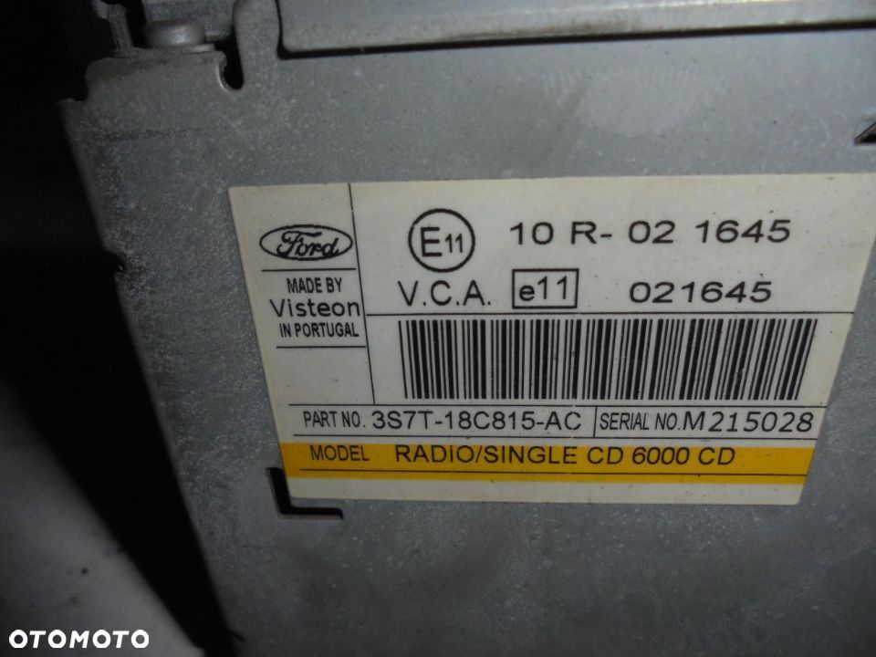 ORGINALNE RADIO MONDEO MK3 - 4