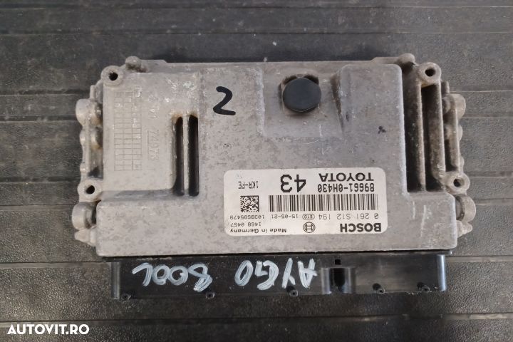 Calculator motor ECU 0261S12194 89661-0H430 - 1.0 B 0261S12194 89661- - 1