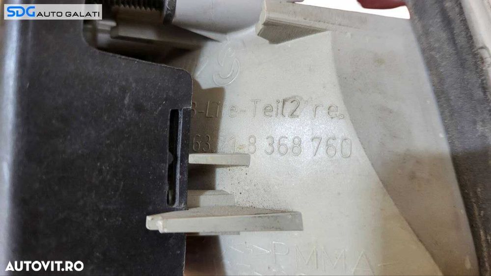 Stop Lampa Tripla Dreapta de pe Haion Portbagaj BMW Seria 3 E46 1998 - 2001 Cod 8368760 [A0060] - 5