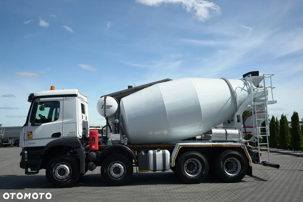 Mercedes-Benz AROCS 3540 / GRUSZKA 9M3 / 8x4 / BETONOMIESZARKA / AUTOMAT / 2022 ROK - 3