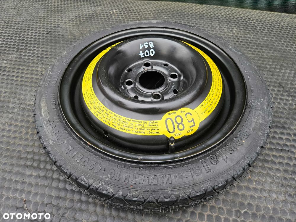 Kolo Dojazdowe Dojazdowka Zapasowe 4x100 VW Seat 3.5J R14 ET42 Pokrowiec - 35