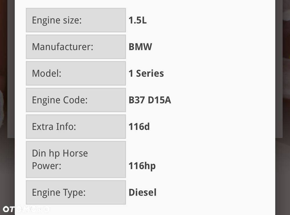 Silnik kompletny BMW b37 B37D15 B37D15a B37D15u0 film video F21 F20 60 tys - 13