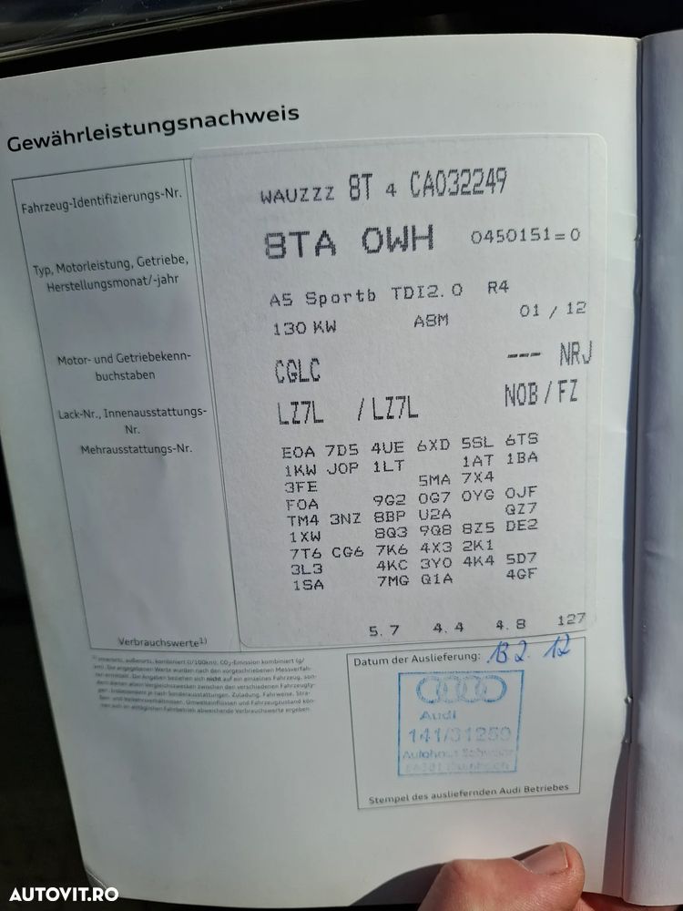 Audi A5 ack 2.0 TDI Multitronic - 14