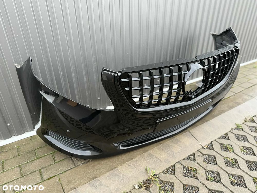 Mercedes V Klasa W447 Zderzak przód przedni 191 6xPDC Grill kompletny 14-19. Bardzo ładny - 2
