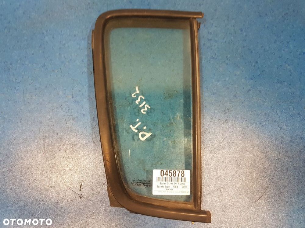 SUZUKI SWIFT IV 5D SZYBA DRZWI TYŁ PRAWA - 1