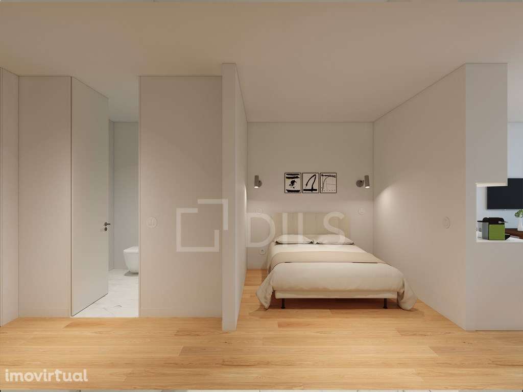 Apartamento T0 com lugar de garagem em novo empreendimento no centr... - Grande imagem: 3/45