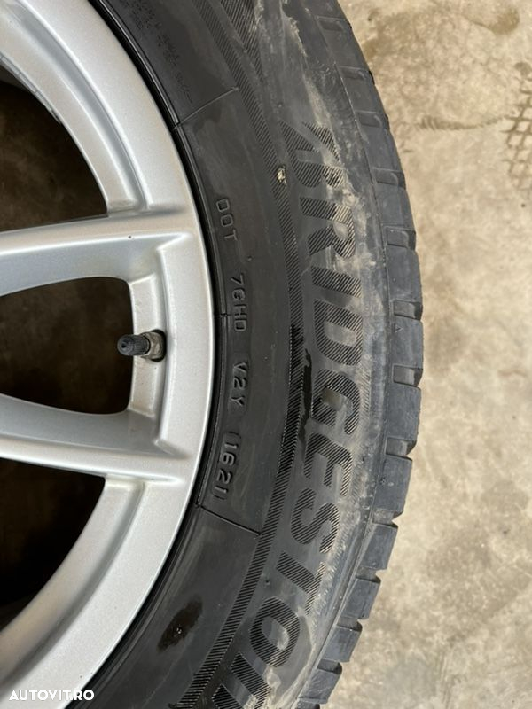 vând set jante originale BMW X3 G01 pe 18” cu anvelope de iarnă cu runflat - 7