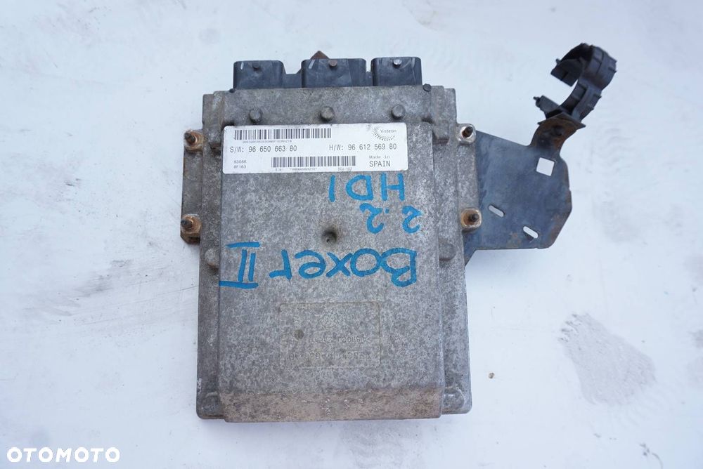 KOMPUTER STEROWNIK SILNIKA 9665066380 PEUGEOT BOXER 2 II 2.2 HDI - 1