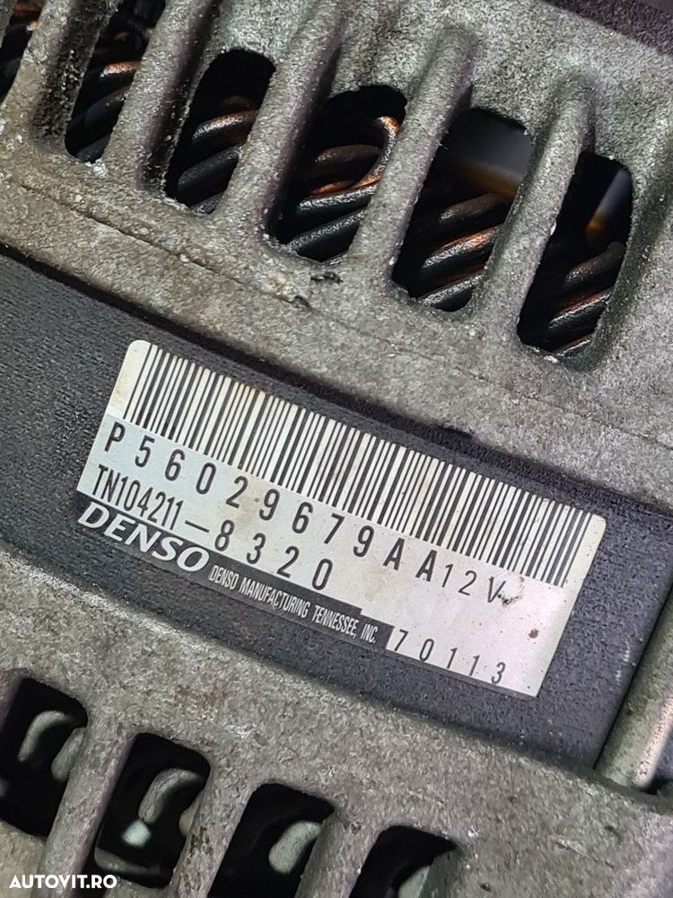 Alternator Jeep Cherokee V 2.0 2013 - 2017 140CP 1956CC EBS EBT (951) Diesel P56029679aa - 5