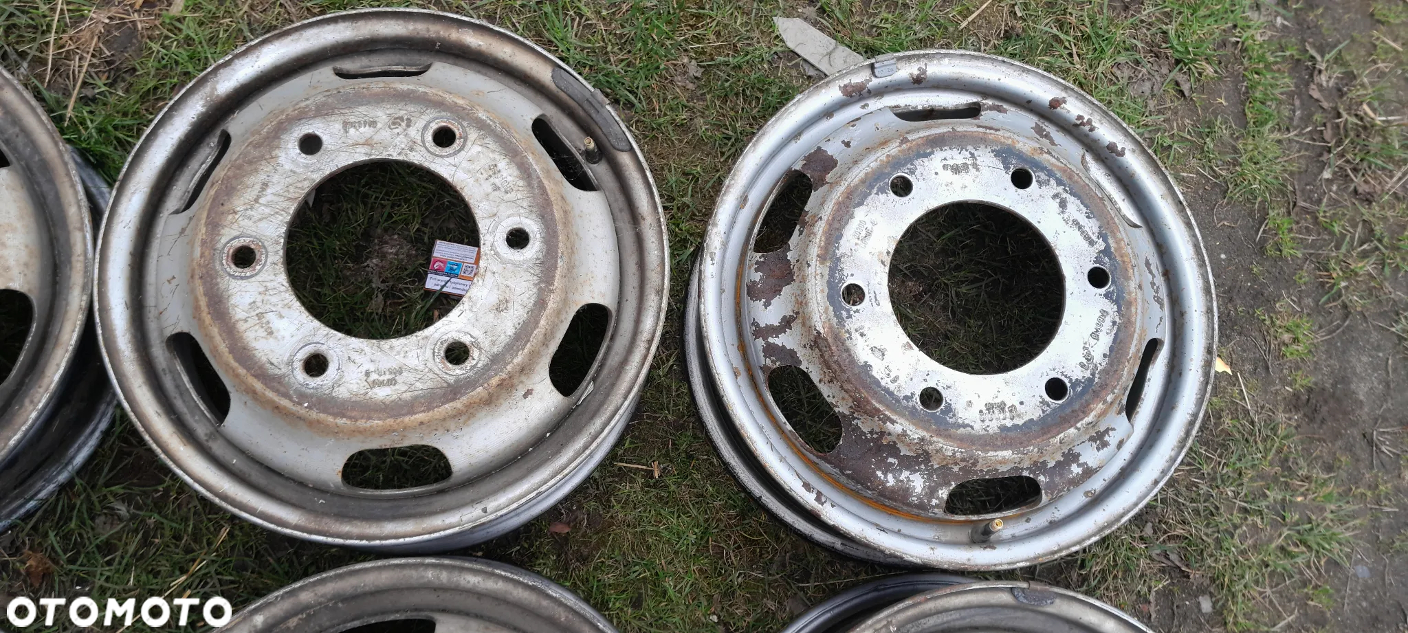 RENAULT MASTER III MOVANO B FELGA STALOWA BLIŹNIAK 16'' KOMPLET 6 SZTUK - 4