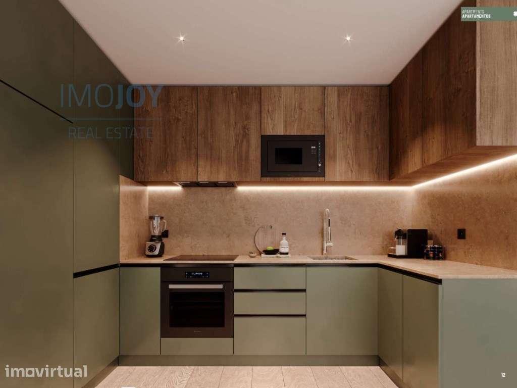 Apartamento T1 com Jardim em Construção no Porto - Grande imagem: 5/28