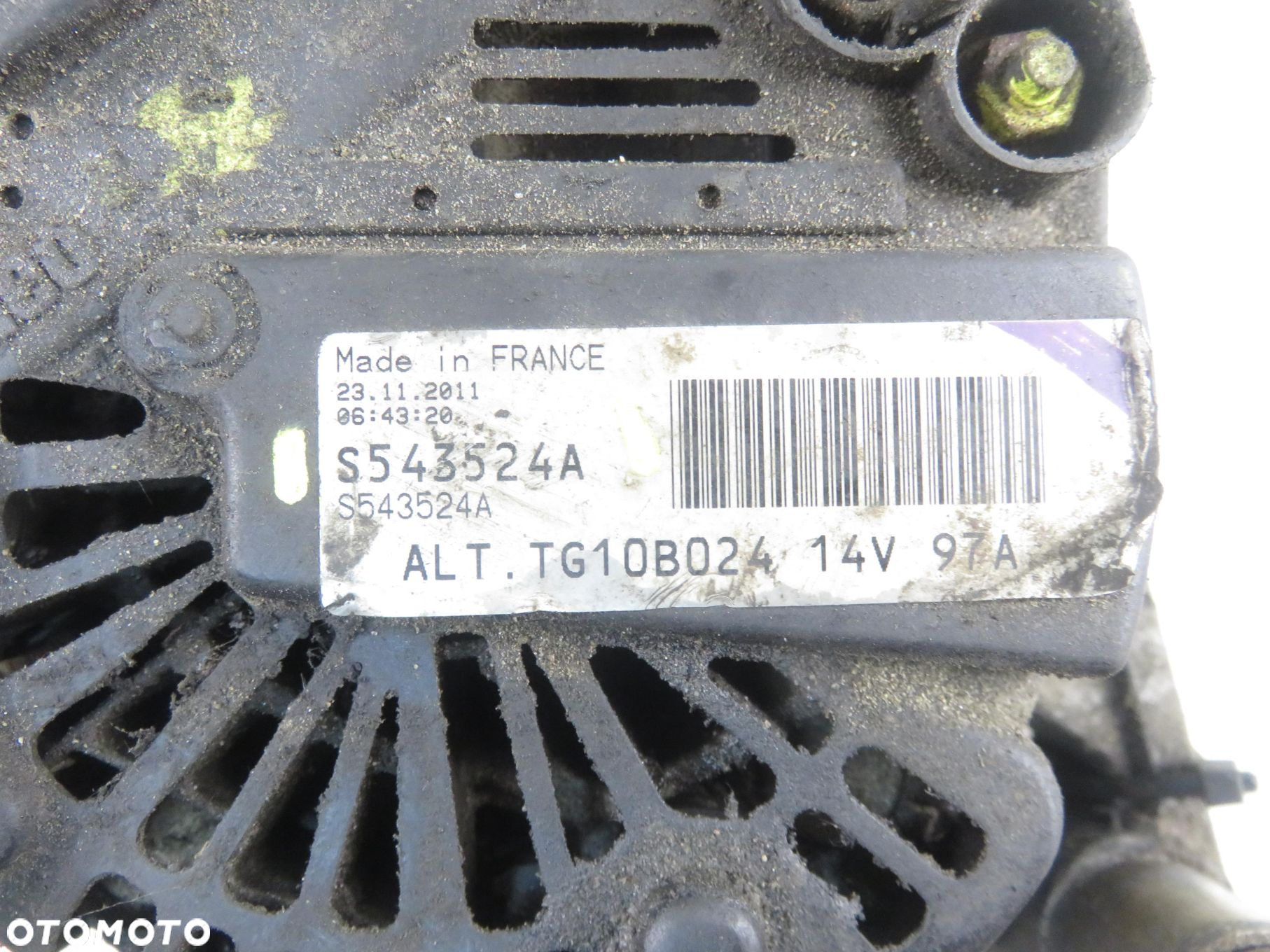 ALTERNATOR CITROEN JUMPER I FL 2.0 HDi - RHV (DW10TD) S543524A - 11