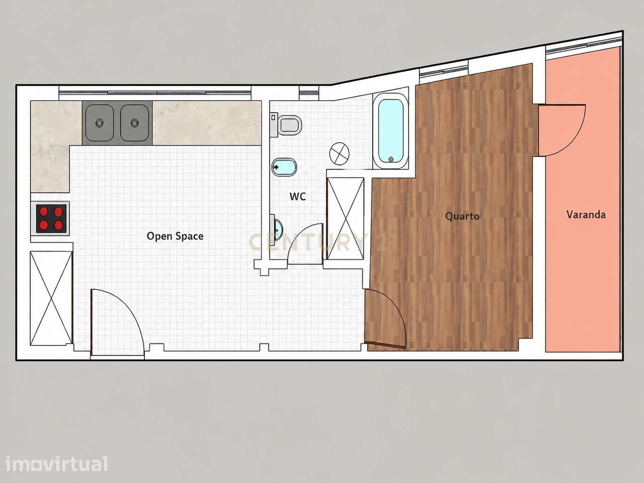 Apartamento T1 em Santa Clara, Coimbra - Oportunidade Única! - Grande imagem: 5/32