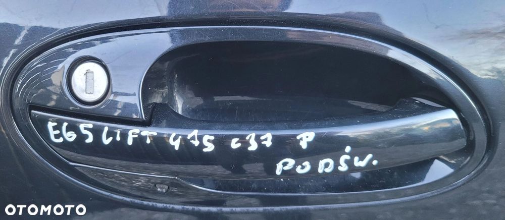 KLAMKA PRAWY PRZÓD LED BMW E65 E66 LIFT 475 BLACKSAPPHIRE WERSJA ANGIELSKA