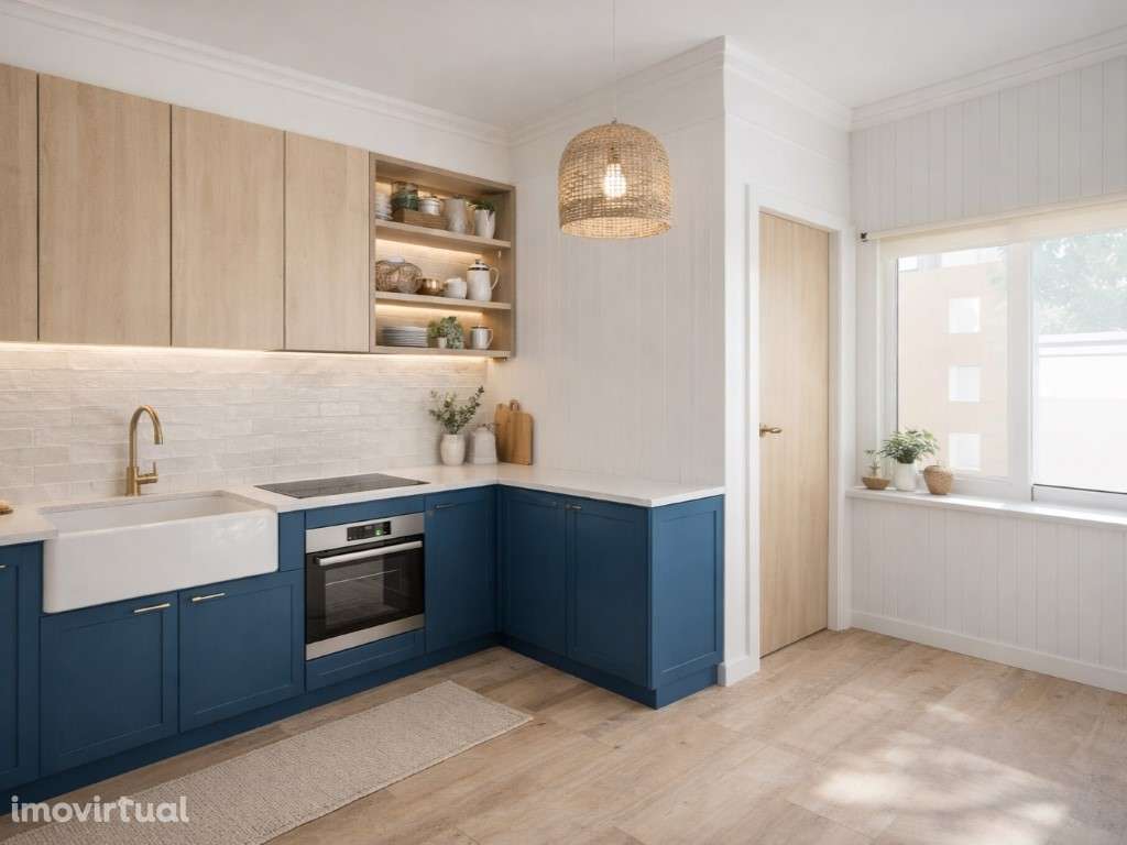 T2 com terraço e varanda | Totalmente renovado - Grande imagem: 2/18