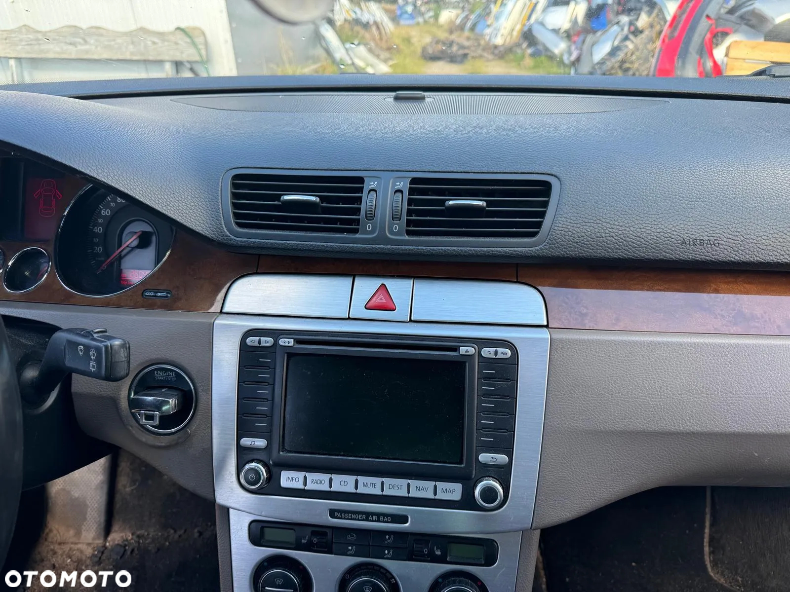 VW PASSAT B6 PULPIT DESKA ROZDZIELCZA KONSOLA - 15