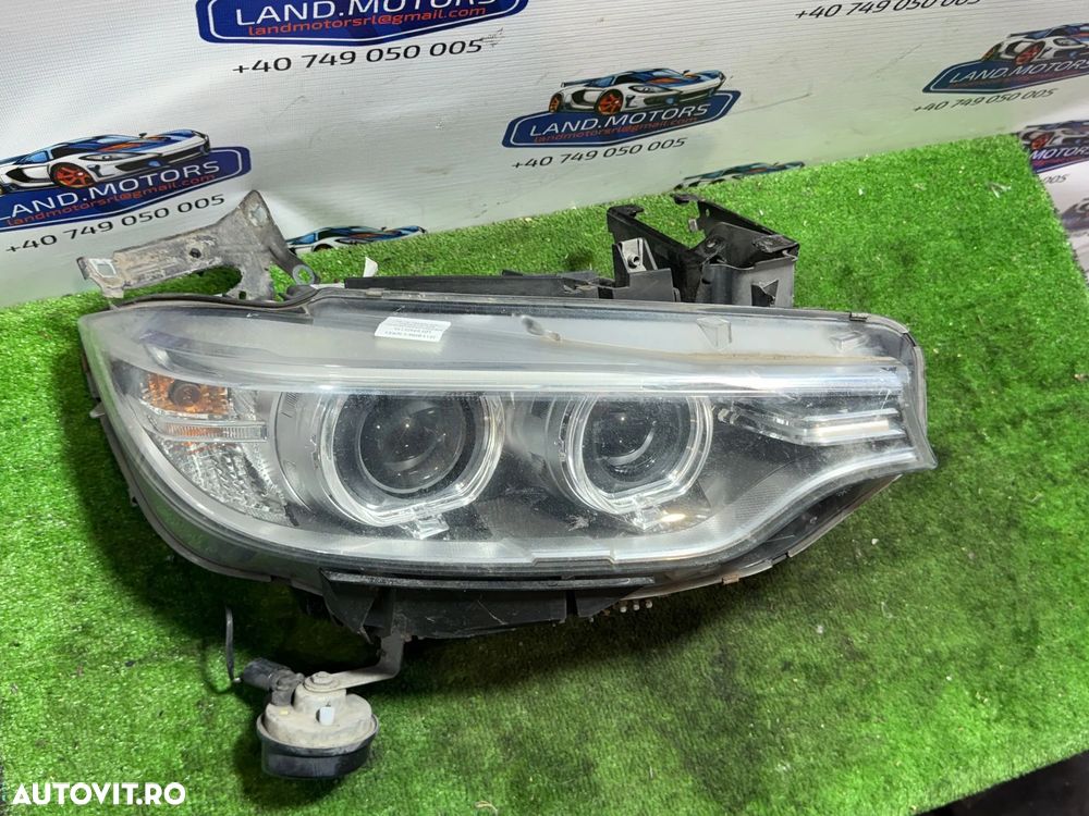 FAR DREAPTA UK CU LUPA / XENON BMW SERIA 4 M-PACHET 420D F32 / F33 / F36 2.0 DIESEL 2013 COD OEM 7317408 / 7387544 / 7387544-01 / 7377846 / COUPE 2013-2021 - 1