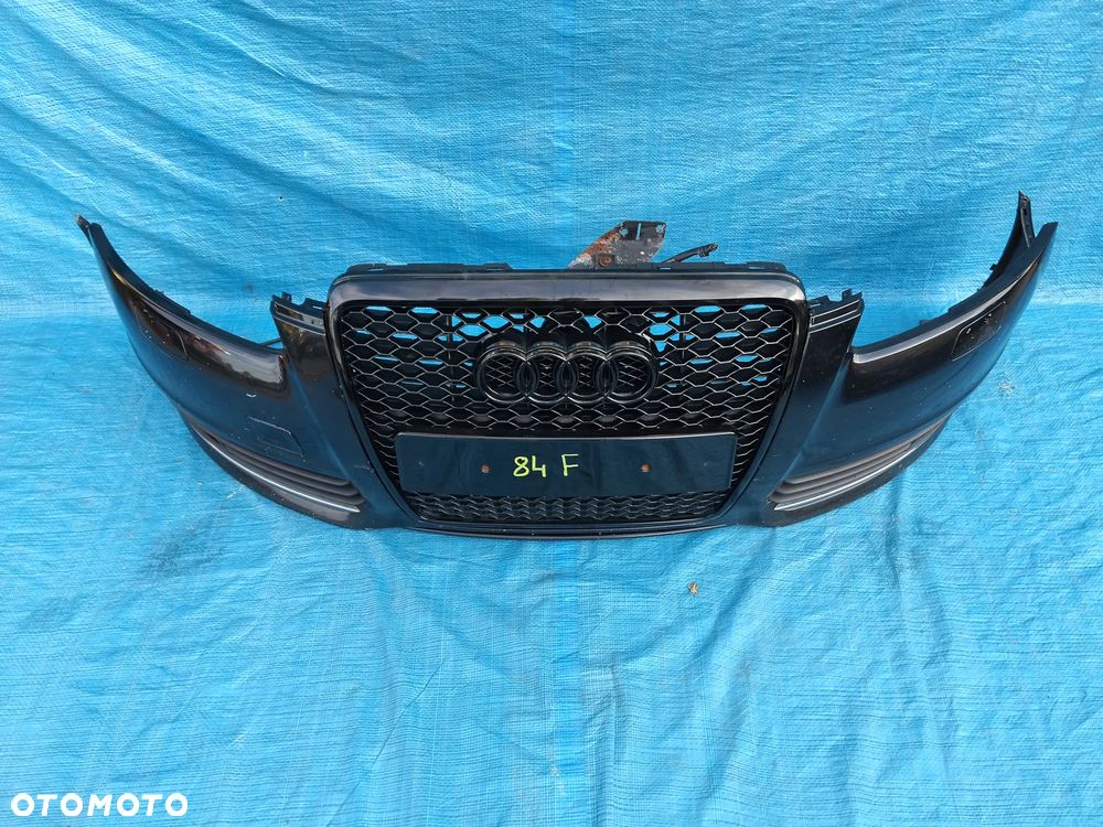84F Zderzak Przód Przedni AUDI A6 C6 LIFT FL SLINE s-line spryski xenon - 5