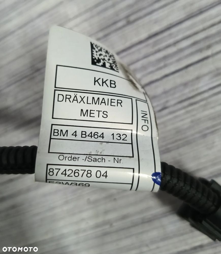 BMW F39 F40 F48 MINI F56 F60 Wiązka przewodów silnika 8742678 - 8