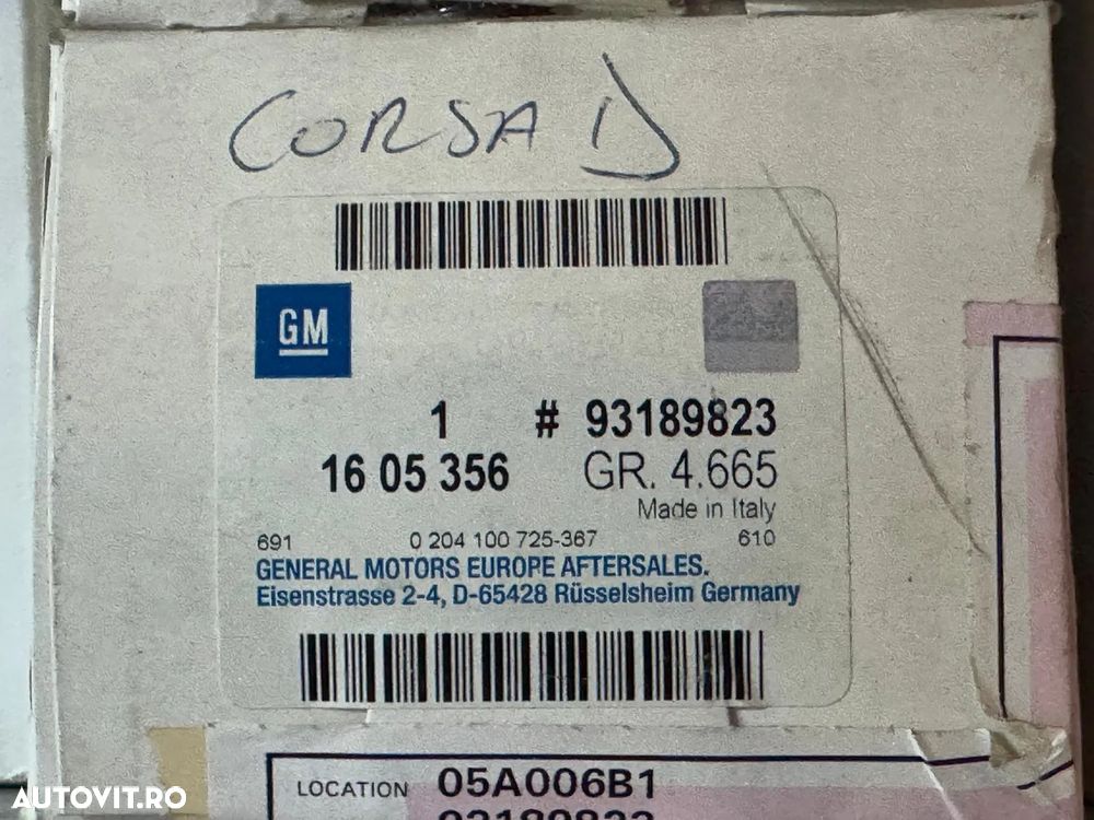 93189823 | Etrier Frana | Opel Corsa D - 1