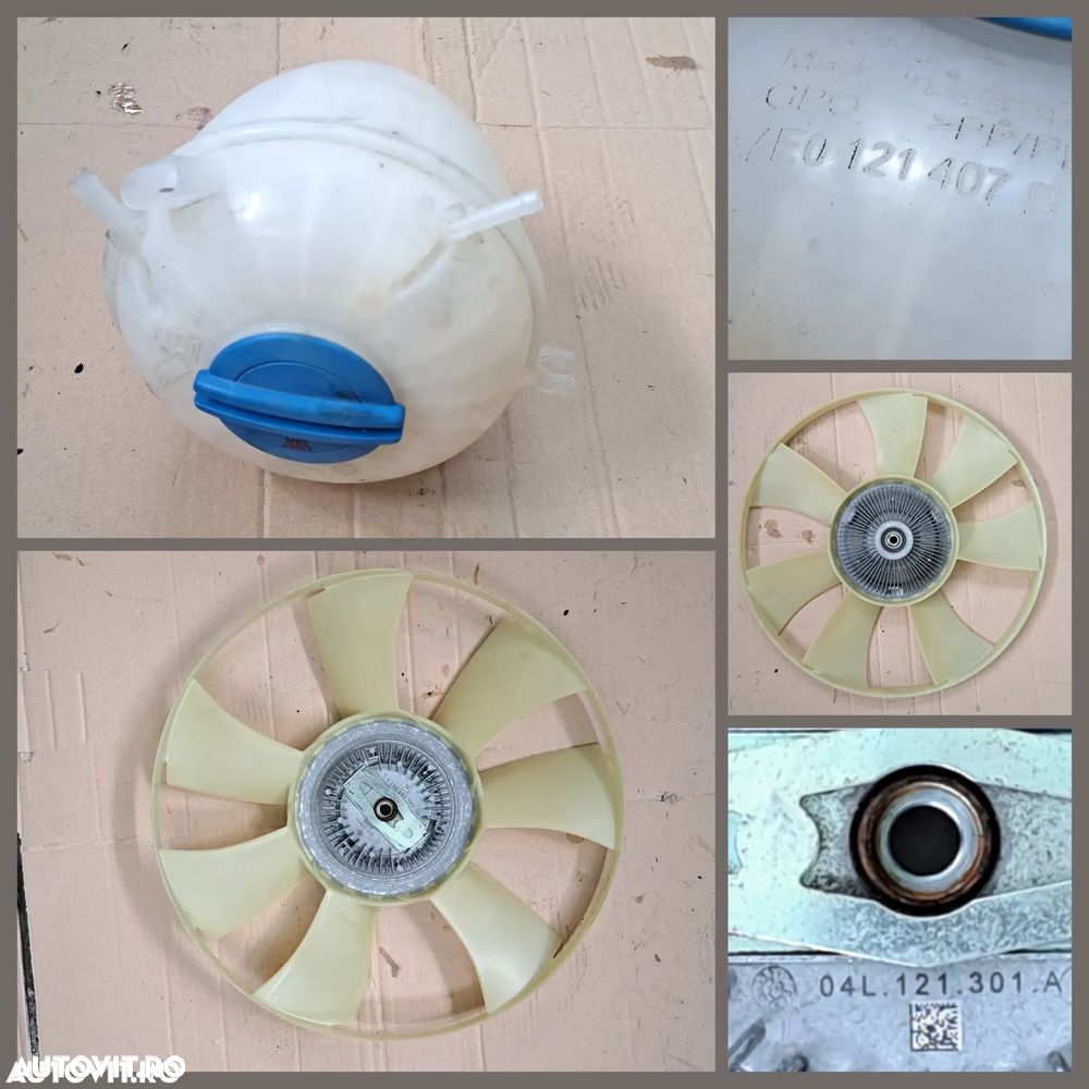 -1- Anexe motor VW Crafter 2.0 tdi 2019 carcasa filtru aer debitmetru furtun admisie intercooler lichid racire set capace protectie distributie electrovalva - 8